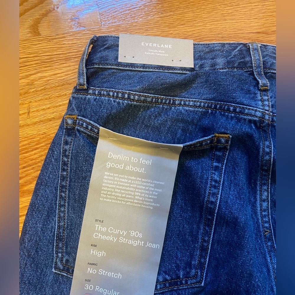 EVERLANE Curvy 90s Cheeky Jean NEW WITH TAGS - Picture 6 of 9